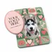 Oval Punch Out Picture Frame Magnets