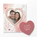 Heart Punch Out Picture Frame Magnet