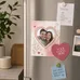 Heart Punch Out Picture Frame Magnet