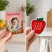 Apple Punch Out Picture Frame Magnet