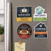 Custom Corner Flat Flexible Magnet up to 31 Sq In