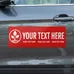 Car Sign Magnet 8 x 22