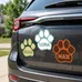 Paw Print Car Sign Magnet