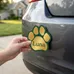 Paw Print Car Sign Magnet