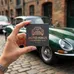 Car Sign Square Magnet 4 x 4