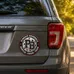 Circle 10 Diameter Car Sign Magnet