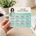 Calendar Round Corner Magnet