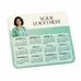 Calendar Round Corner Magnet