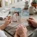 Bus Card Punch Out Picture Frame Magnet