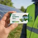 Go Green Business Card Magnet