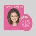 Oval Punch Out Picture Frame Magnets