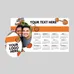 Picture Frame Magnet w/ Oval Punch Out
