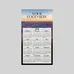 Calendar Large Magnet 3-29/32 x 6-15/16