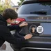 2-in-1 Circle Car Magnet w/Picture Frame