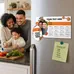 Picture Frame Magnet w/ Oval Punch Out