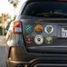 Car Sign Circle Magnet 4 in Diam