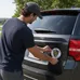 Car Sign Circle Magnet 4 in Diam