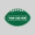 Football Car Sign Magnet