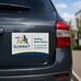 Car Sign Small Rectangle Magnet