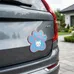 Paw Print Car Magnet 5.75 x 5.75