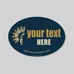 Small Oval Car Sign Magnet