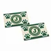 2 in1 Circle Car Magnet with 4 Paw Prints