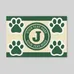 2 in1 Circle Car Magnet with 4 Paw Prints