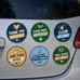 Car Sign Magnet 5 1/2 in diam