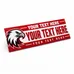 Car Sign Magnet 2-3/4 x 8-1/4