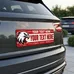 Car Sign Magnet 2-3/4 x 8-1/4