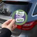 Car Sign Circle Magnet 3-3/4 Diameter