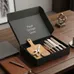 Charcuterie Board Gift Set – 4-Piece Knife & Coaster Set