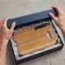 Charcuterie Board Gift Set – Bamboo Swivel Board with Gift Box