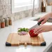 Charcuterie Board Gift Set – Bamboo Swivel Board with Gift Box