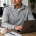 Work From Home Gift Set – Quarter-Zip, Mousepad & Candle