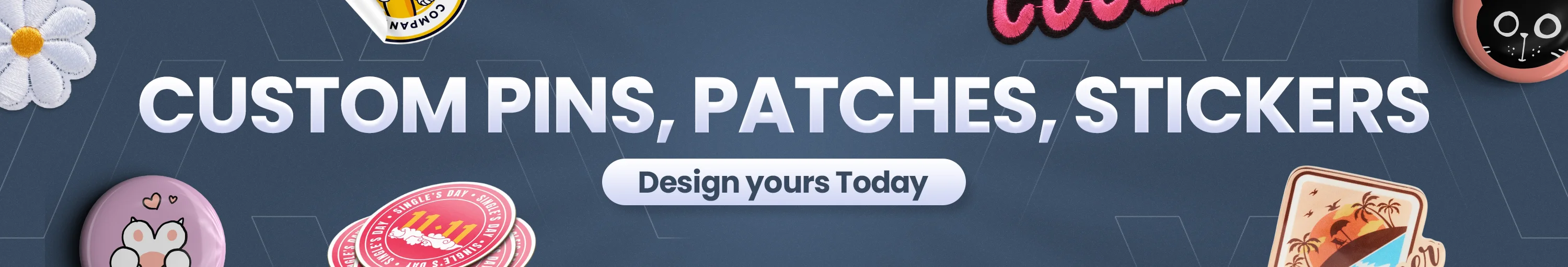 Custom Stickers, Patches and Pins