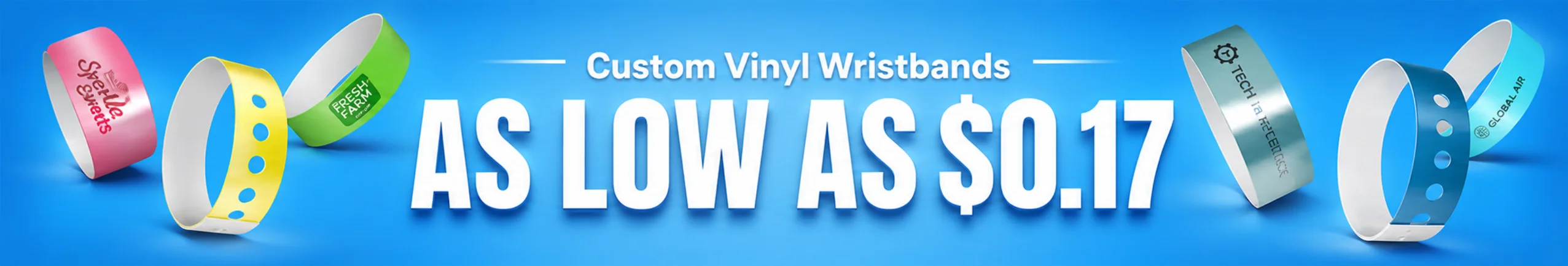 Custom Vinyl Wristbands