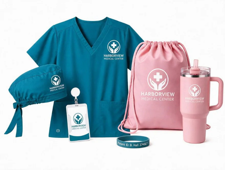 Patient ID wristbands, breakaway lanyards, badge reels and staff credentials