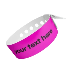 Custom Vinyl <br> Wristbands