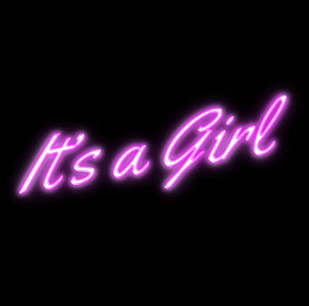 Custom It’s a Girl Neon Signs