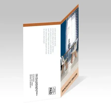 Custom Direct Mail Half-Fold Flyers and Brochures