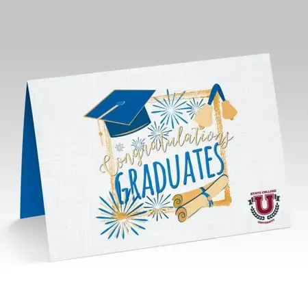 Custom 100lb Cover Linen Greeting Cards