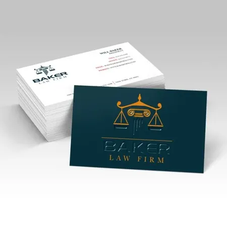 Custom Raised Spot UV Business Cards