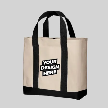 Two Tone Cotton Canvas Bags