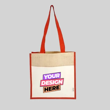 Recycled Cotton Jute Tote Bags