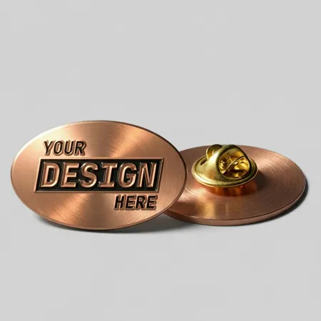 Oval Lapel Pins