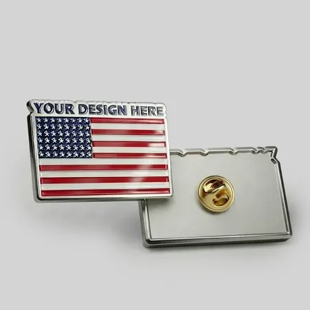 Soft Enamel Patriotic Pins