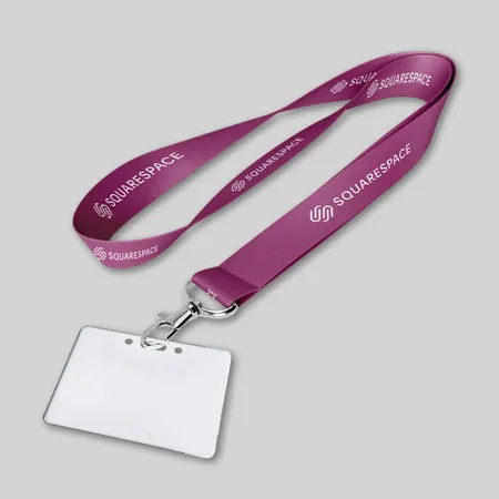 Custom Nylon Lanyard with Badge Holders