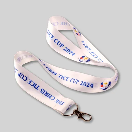 Custom Heat Transfer Satin Ribbon Lanyards