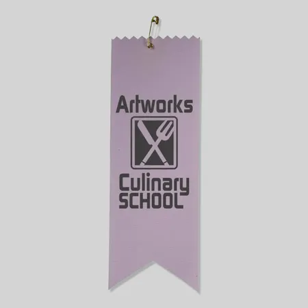 Custom 6" x 2" Dovetail Ribbon - Pin Attachment